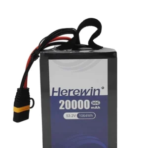 Drone Lipo Battery Herewin 20000mAh 53.2 V Soft Pack Drone Agri UAV Battery Pack